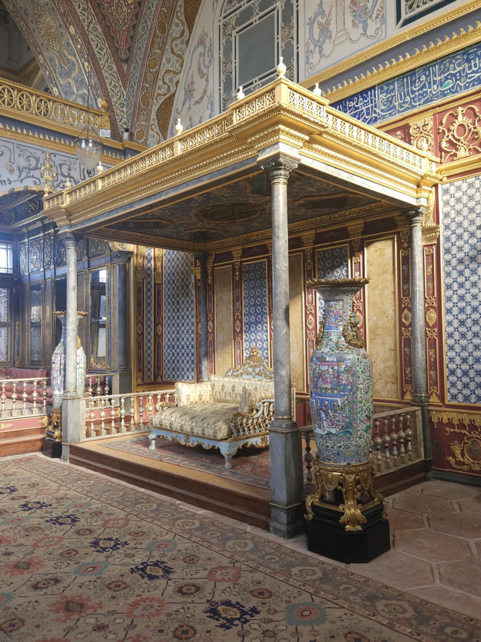 A szultán terme a Topkapi-palotában